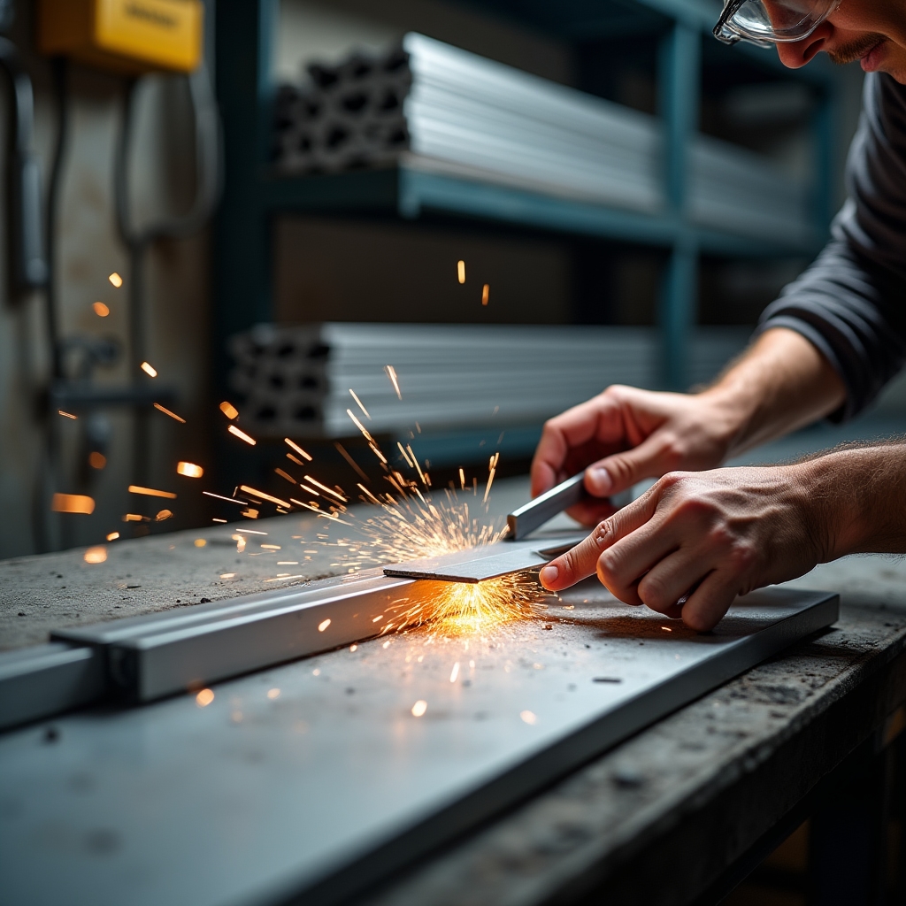 Производство алюминиевых рамок для москитных сеток