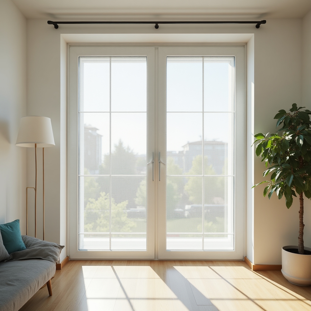 Установка москитной сетки на окно